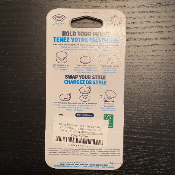 Premium Swappable PopSocket - with gold metal details - Picture 3 of 3